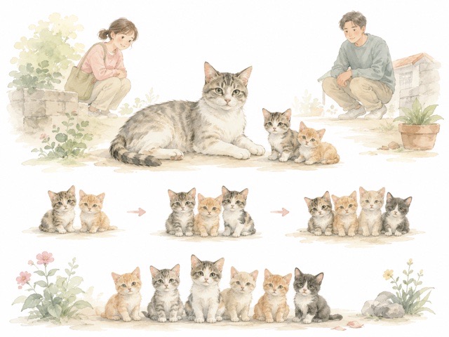 TNR活動が必要とされる理由をやさしく表したイラスト