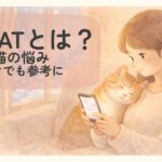 DOQATとは？シニア猫の悩みや他の飼い主の回答を読めるサービスを紹介するアイキャッチ画像